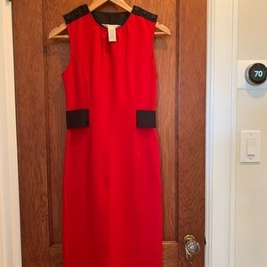 Diane von furstenberg red dress. size 2